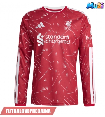Lacne Muži Futbalové dres Liverpool 2026-27 Dlhy Rukáv - Domáci